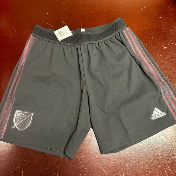 adidas Other - Adidas Mens Black MLS AS Shop GT6086 Elastic Waist Athletic Shorts Size XL